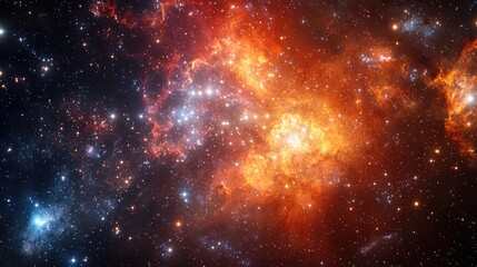 Fototapeta premium Cosmic Dawn: First Galaxies Emerging