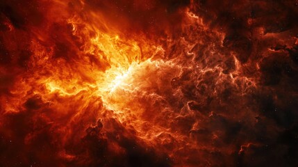Fototapeta premium Cosmic Genesis: High-Resolution Image of the Nebula's Formation
