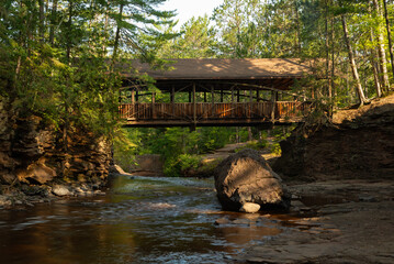 Covered Bridge at Amnicon Falls