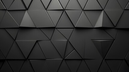 Dark gray geometric background with dark gray triangular shapes