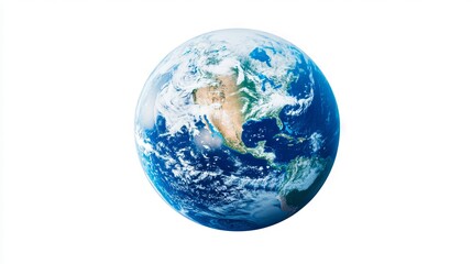 Obraz premium A picture of the earth on a white background
