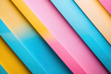 Obraz premium Vibrant abstract design with diagonal stripes in colorful geometry for artistic backgrounds