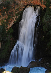 Kapuzbasi Waterfalls, located in Kayseri, Turkey, is one of the most important waterfalls of the country.
