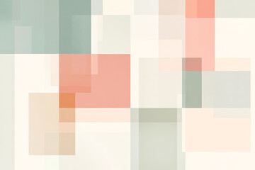 A minimalist background with light color blocks in various muted tones. The design features a clean, modern look with smooth transitions and subtle textures.