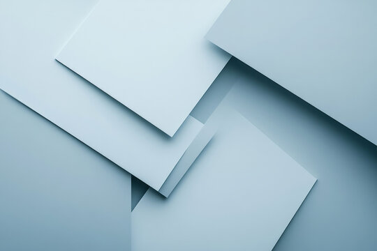 A minimalist 3D abstract background with simple, geometric shapes in soft greys and whites. The clean, uncluttered design conveys a sense of clarity and professionalism.