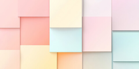 An elegant background with light color blocks in varying pastel tones. The design features a refined, modern look with smooth gradients and subtle textures.