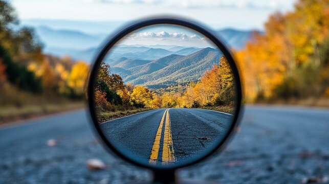 A landscape from the camera lens