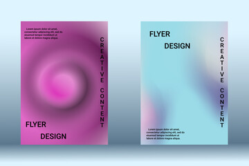 Minimum vector coverage. A set of modern abstract covers. Creative fluid backgrounds from current forms to design a fashionable abstract cover, banner, poster, booklet.