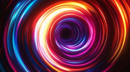 Obraz premium Sci-fi concept spiral background