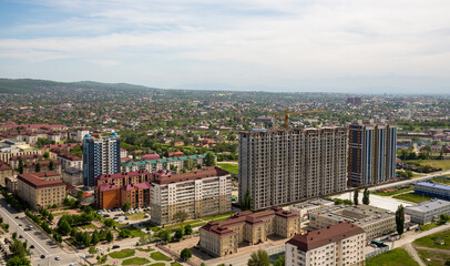 Obraz premium Panoramic view of Grozny