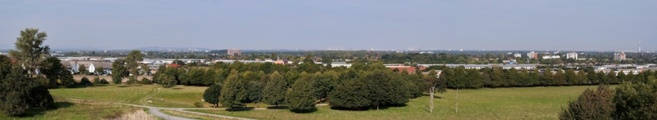 Panorama Blick von  Kronsberg in Hannover mit einer Höhe von 118 M.ü.N.N