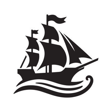 recommend clip art: Maritime Brig Silhouette Vector Illustrations – Ready to Use