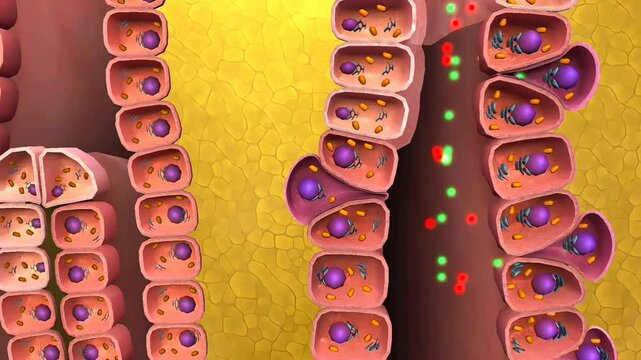  Production of gastric juice in the stomach