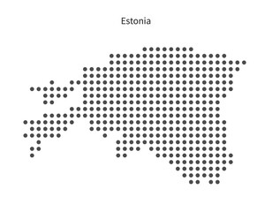Abstract Digital Map Design of Estonia