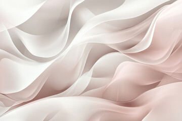 Fototapeta premium An elegant abstract background with flowing patterns in muted taupe and blush pink. The design has a graceful, sophisticated look with gentle, refined textures.