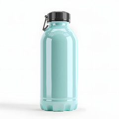 school water bottle mockup on white background