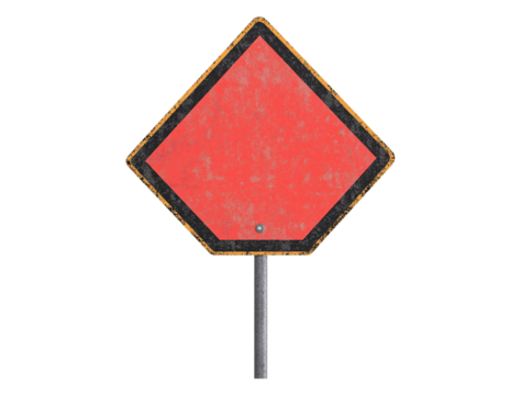 isolated metallic signboard mockup, empty and ready for design