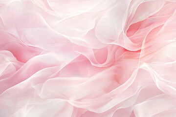 Obraz premium An exquisite abstract background with delicate patterns in blush pink and ivory. The design features a soft, refined texture and a graceful, elegant feel.