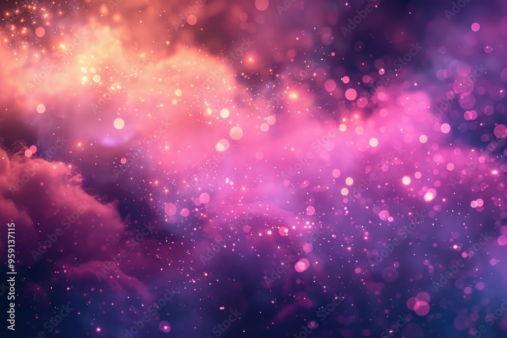 Aufkleber background image with purples and blues, suitable for use in designs and presentations