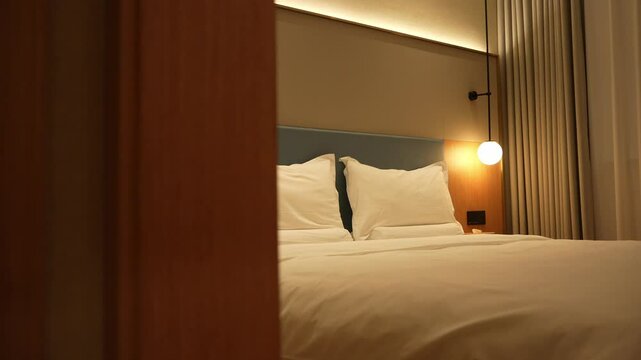 single-bed room in hotel