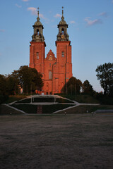 The Royal Cathedral of Gniezno is a brick Gothic cathedral located in historic Gniezno, which served as the coronation site for several Polish monarchs for almost 1000 years. Poland
