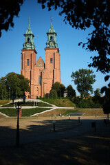 The Royal Cathedral of Gniezno is a brick Gothic cathedral located in historic Gniezno, which served as the coronation site for several Polish monarchs for almost 1000 years. Poland