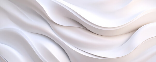 A stylish 3D light white background with soft, radiant gradients and subtle geometric shapes. The design features a high-end, elegant look with smooth, refined details.