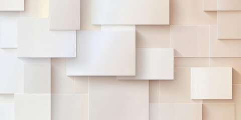 Obraz premium An elegant background with light color blocks in soft shades of white and beige. The design incorporates gentle gradients and a sophisticated, modern aesthetic.