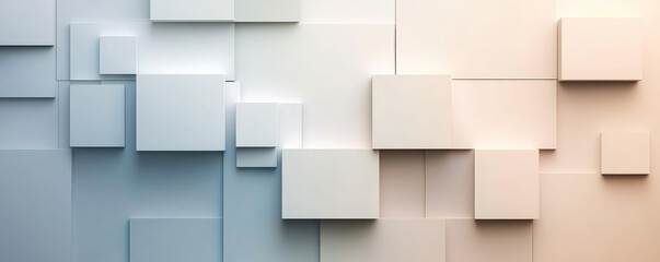 Obraz premium A contemporary background with light color blocks in soft, muted shades. The design creates a modern, elegant effect with clean lines and smooth gradients.
