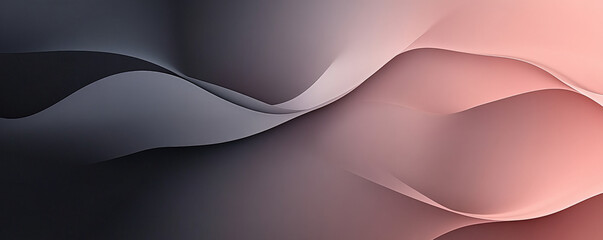 Modern web design backdrop featuring a gradient from dark gray to soft pink, with subtle, abstract wave patterns. The design is clean and stylish, making it ideal for fashion or lifestyle websites.