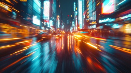 Fototapeta premium City Night Lights