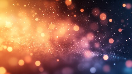 Abstract Glittering Bokeh Background