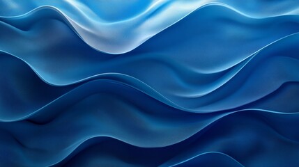 Obraz premium Abstract Blue Wave Patterns