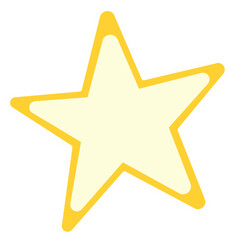 Hand drawn Doodle Star Sticker