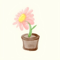 flower in a pot