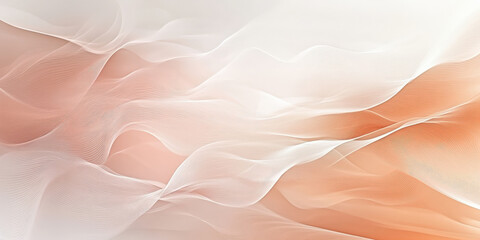 Fototapeta premium A refined abstract background with delicate patterns in soft peach and ivory. The design creates a sophisticated, modern effect with gentle, flowing textures.