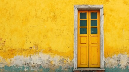 Yellow Door Wall