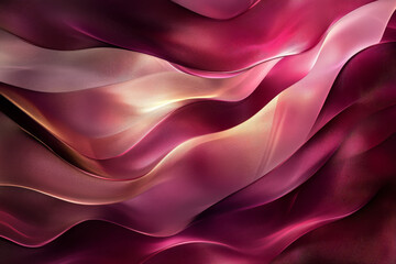 Obraz premium An exquisite abstract background with rich gradients in deep burgundy and champagne. The design has a luxurious, elegant appearance with flowing, refined patterns.