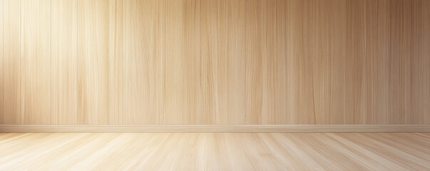 White oak wooden backdrop with light, creamy tones and a smooth, polished surface. The wood has subtle grain patterns and a soft sheen, creating a clean, modern look perfect for a minimalist, airy