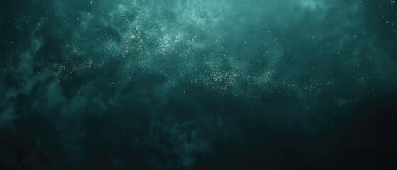 Obraz premium Dark Teal Sky with Sparkling Stardust