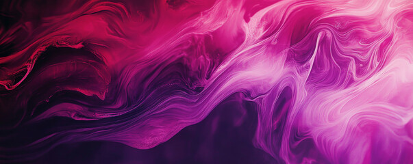Fototapeta premium A dramatic magenta tones background with deep, rich hues and fluid, abstract shapes. The design creates a powerful, modern aesthetic with bold color transitions.