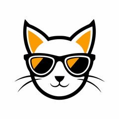 A cat with sunglass