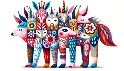 "Animales Asombrosos Geom&eacute;tricos Fant&aacute;sticos"