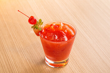 strawberry drink
