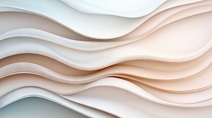   A close-up of a wavy background with a blue sky in the foreground and a lighter blue sky in the background