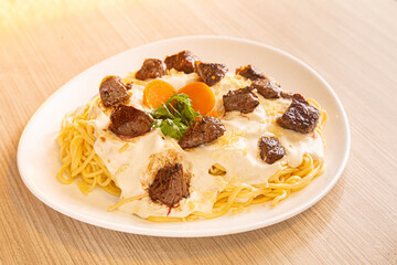 pasta and cheese
