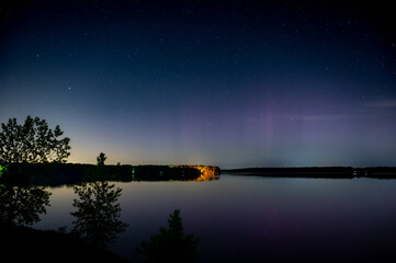 Portage Lakes State Park Aurora Borealis