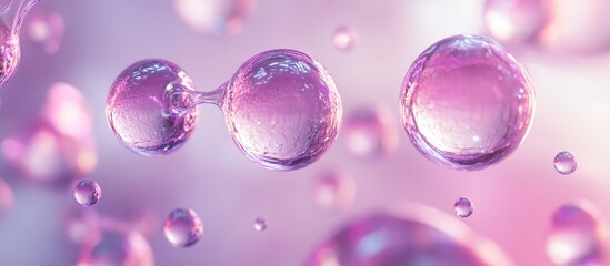 3D rendering of skin cells with UV protection Serum penetrates the skin reducing sagging Lightening moisturizer alters dark skin tone to a brighter version