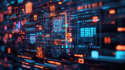 Fototapeta premium Business and technology concepts represented by the abbreviation APPS A modern digital technology illustration in 3D design