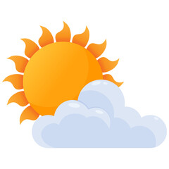 Sunny with a Chance of Clouds, Weather Icon